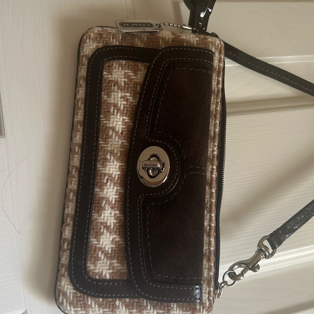 Vintage Coach wristlet.